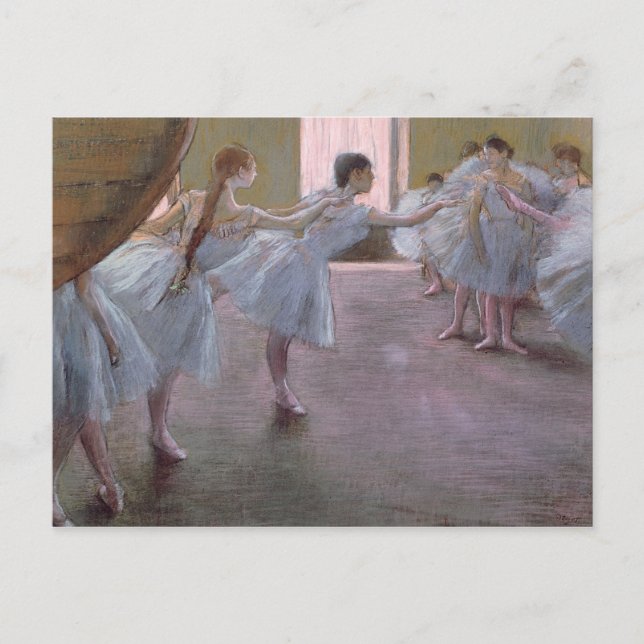 Carte Postale Edgar Degas | Danseurs à la répétition, 1875-1877 (Devant)