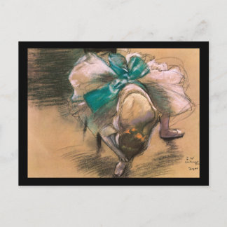 Carte Postale Edgar Degas Danseuse Tying Her Shoe Ribbons