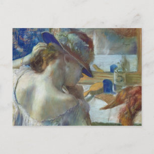 Carte Postale Edgar Degas   devant le miroir, 1889