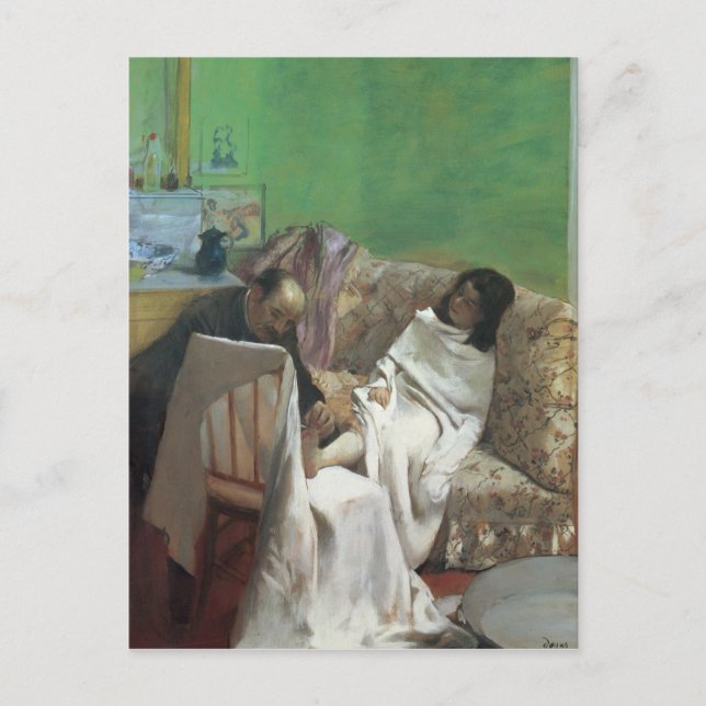 Carte Postale Edgar Degas | La pédicure, 1873 (Devant)
