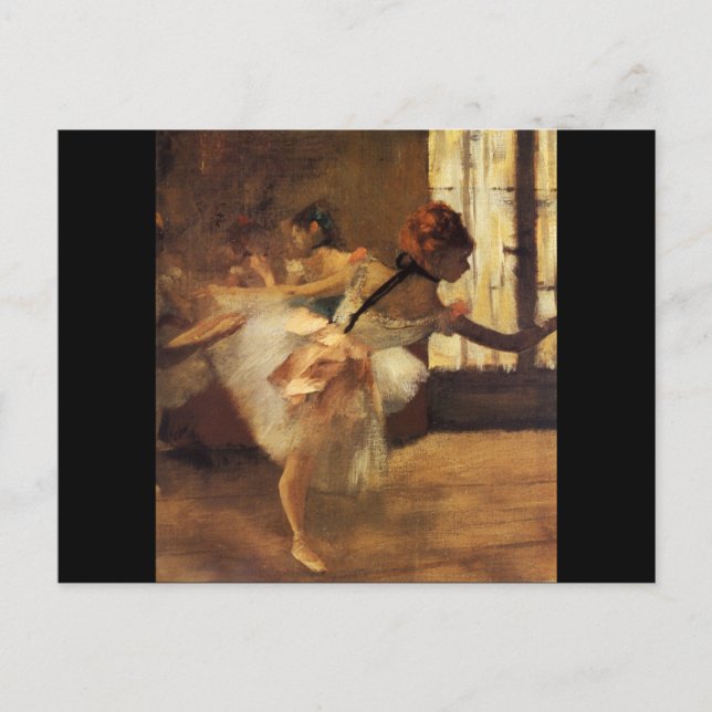 Carte Postale Edgar Degas La Répétition De Danse (Devant)