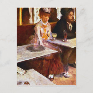 Carte Postale Edgar Degas - Les Buveurs d'absinthe