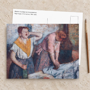 Carte Postale Edgar Degas - Les repasseuses