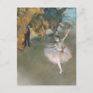 Carte Postale Edgar Degas L'étoile ou la danseuse sur scène