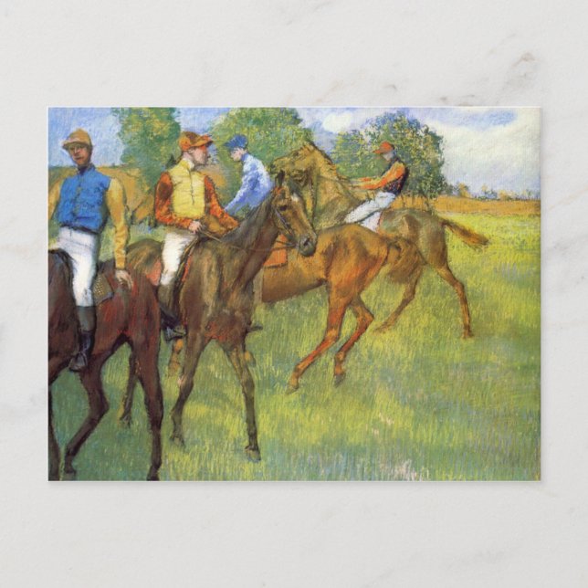 Carte Postale Edgar Degas - Peser (Devant)