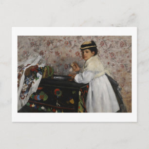 Carte Postale Edgar Degas   Portrait de Mlle Hortense Valpin � s