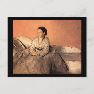 Carte Postale Edgar Degas Portrait d'Estelle Musson de Gas