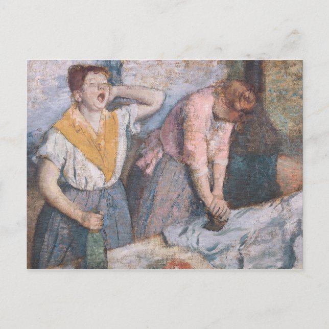 Carte Postale Edgar Degas | The Laundresses, c.1884 (Devant)