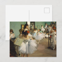 Edgar Degas vintage La Classe de danse Art de ball