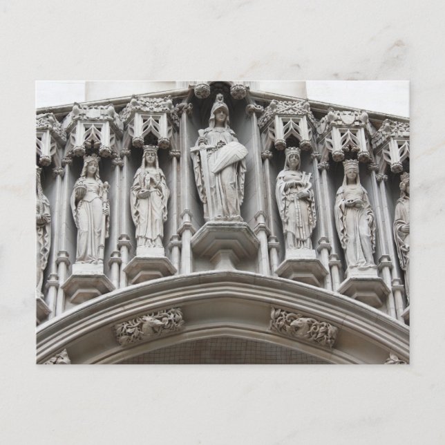 Carte Postale édifice de l'abbaye de westminster (Devant)