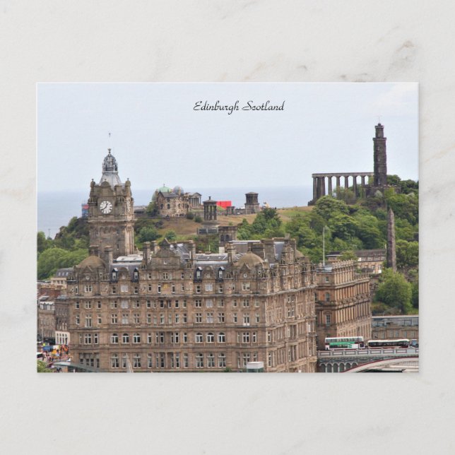 Carte Postale Edimbourg Ecosse, Cityscape, photographie (Devant)