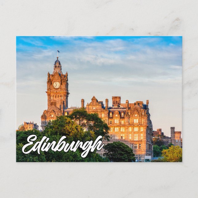 Carte Postale Edimbourg, Écosse, Royaume-Uni (Devant)