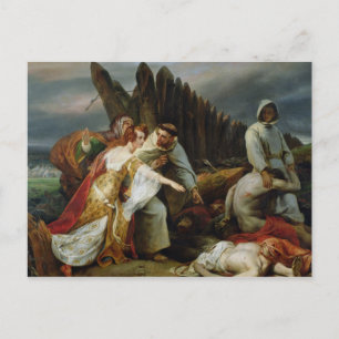 Carte Postale Edith Trouver le corps de Harold, 1828