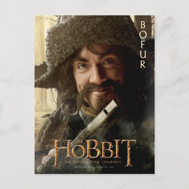 Carte Postale Edition limitéeOeuvre artistique : Bofur (Devant)