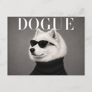 Carte Postale Éditorial de mode luxe Samoyède