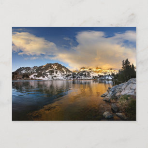 Carte Postale Ediza Lake Sunset - Sierra Nevada Mounts