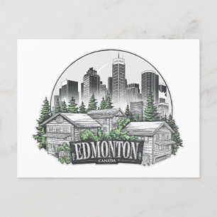 Carte Postale Edmonton City Canada