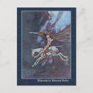 Carte Postale Edmund Dulac Illustre Edgar Allan Poe