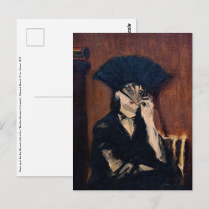 Carte Postale Edouard Manet - Berthe Morisot avec un éventail Ca
