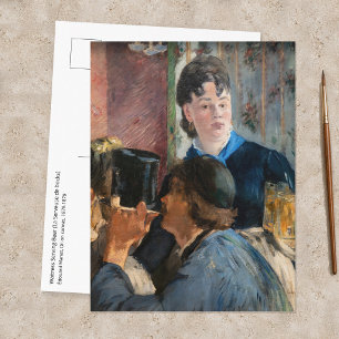 Carte Postale Edouard Manet - Serveuse de Bière
