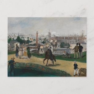 Carte Postale Edouard Manet - Vue de l'exposition universelle