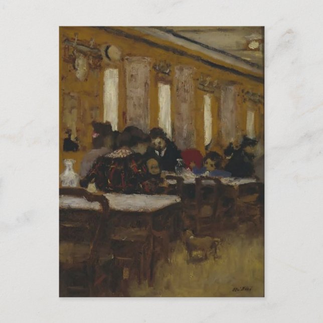 Carte Postale Edouard Vuillard - Le Petit Restaurant (Devant)