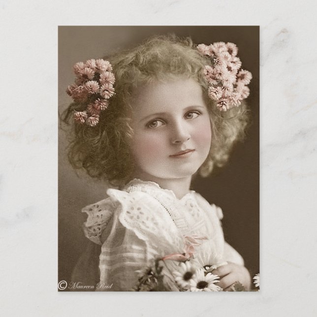 Carte postale édouardienne victorienne Sepia teint (Devant)
