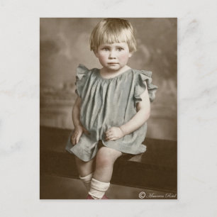 Carte postale édouardienne victorienne Sepia teint