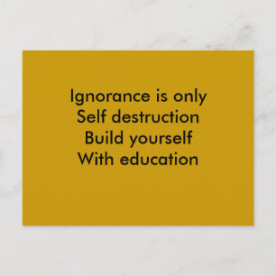 Carte Postale Éducation