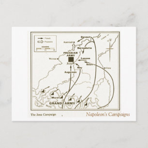 Carte Postale Éducation, Histoire, Napoléon, Campagne Jéna