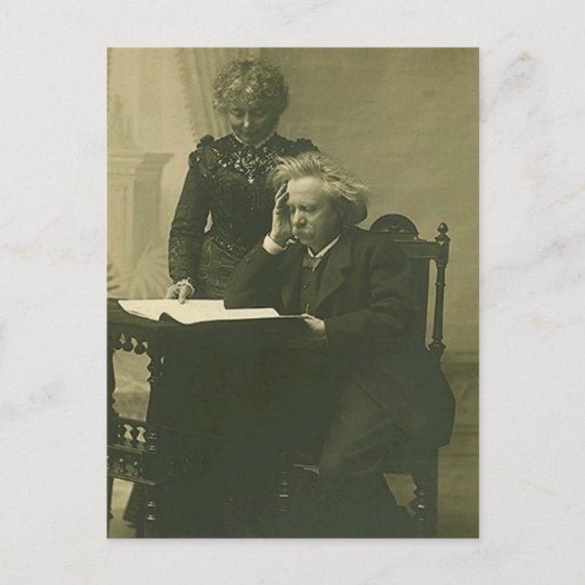 Carte postale Edvard Grieg & Nina Hagerup Circa 19 (Devant)