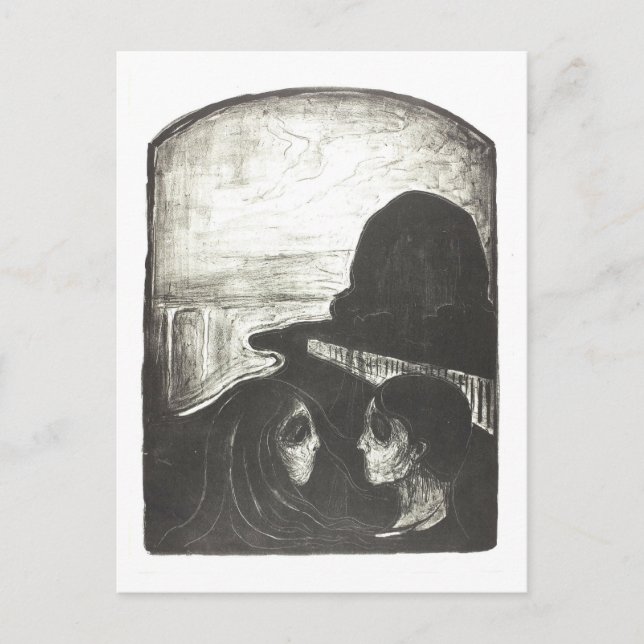 Carte postale Edvard Munch "Attraction I" (Devant)