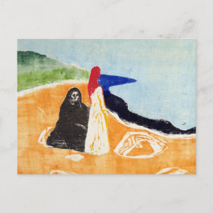 Carte Postale Edvard Munch deux femmes sur le rivage