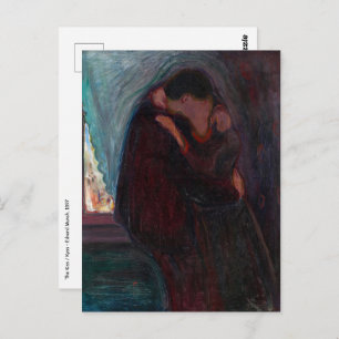 Carte Postale Edvard Munch - Le baiser