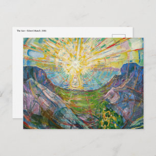 Carte Postale Edvard Munch - Le Soleil 1916
