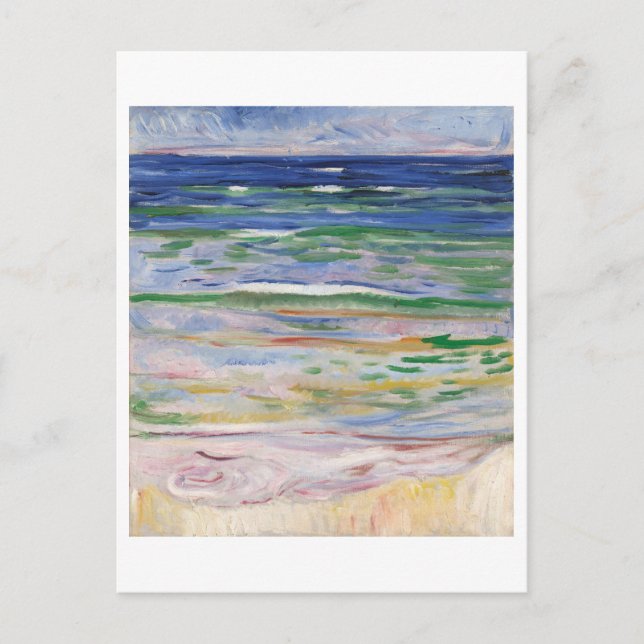 Carte postale Edvard Munch Vue Mer (Devant)