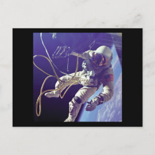 Carte Postale Edward H. White premier American Space Walker NASA