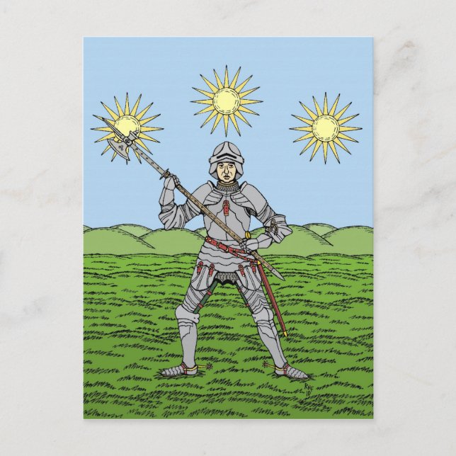 Carte Postale Edward IV dans l'armure de plaque (Devant)
