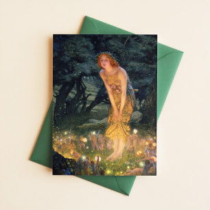 Carte Postale Edward Robert Hughes Peinture de la nuit du milieu