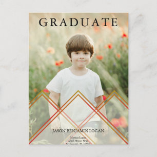 Carte Postale Effet de transparence délicat Pré K Graduate Photo