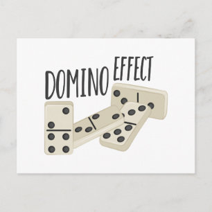 Carte Postale Effet Domino