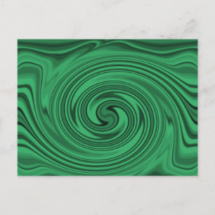 Carte Postale Effet spiral noir monochrome flou de goût