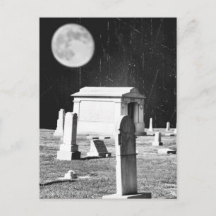 Carte postale éffrayant Graveyard