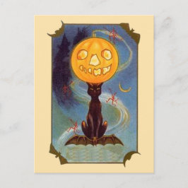 Carte postale éffrayant Vintage Halloween