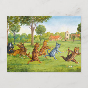 Carte Postale Egg and Spoon Race by Louis Wain