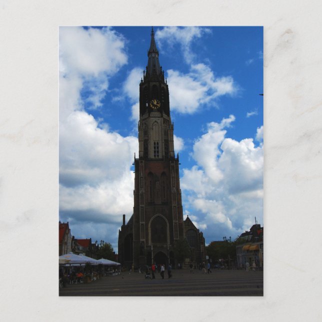 Carte Postale Église à Delft (Devant)