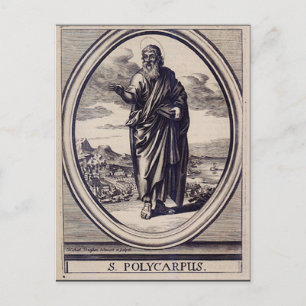 Carte Postale Église apostolique Saint-Polycarpe Art graphique