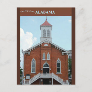 Carte Postale Église baptiste Dexter Avenue Montgomery Alabama