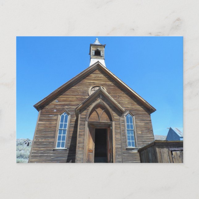 Carte Postale Eglise de Bodie, CA (Devant)