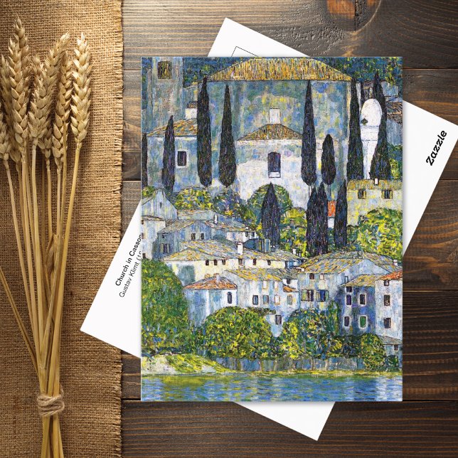 Carte Postale Eglise de Cassone Paysage Gustav Klimt (Créateur téléchargé)